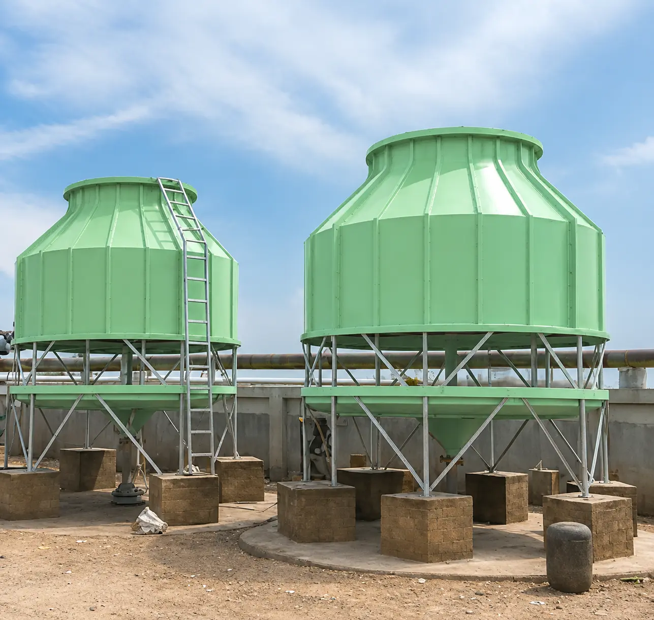 Round Shape FRP Cooling Tower